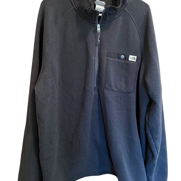 North Face men’s size XXL quarter zip sweater jacket with plush inside - Picture 1 of 11